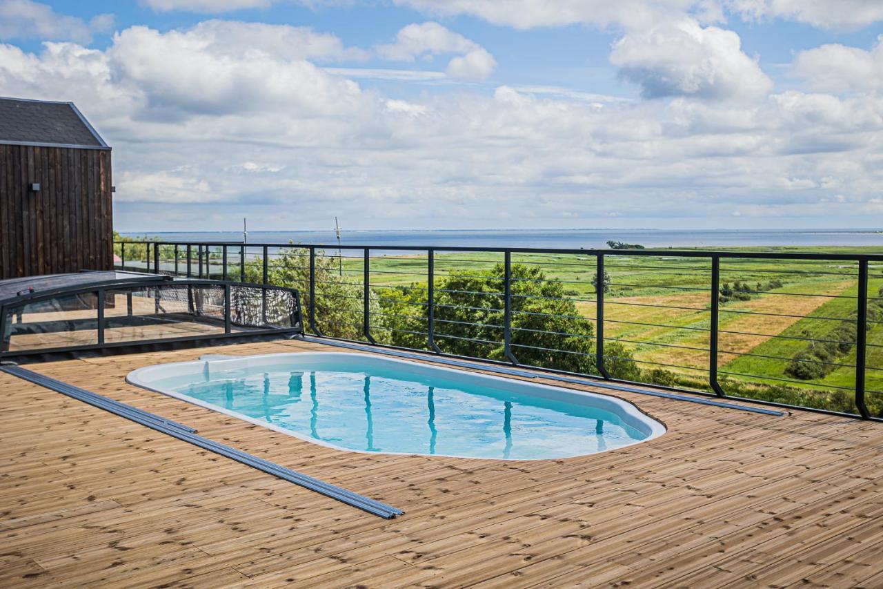 Nowe Domki Deluxe Z Widokiem Na Zatoke Z Basenem I Sauna Oslonino Exterior foto