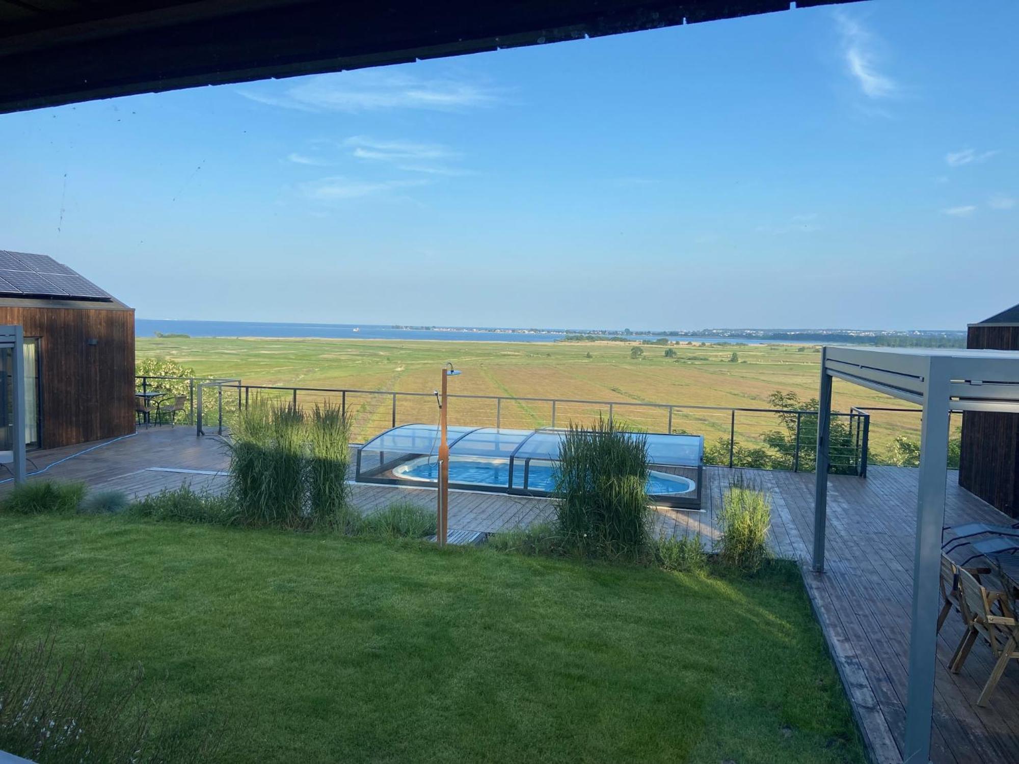 Nowe Domki Deluxe Z Widokiem Na Zatoke Z Basenem I Sauna Oslonino Exterior foto